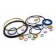 Custom FFKM Compression Molding Technology O Rings Oil Resistant Seals 16-30 N/mm