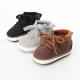 New designed PU Leather shoes soft bottom newborn prewalker toddler boy baby booties