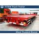 Overlength 43m long Hauling Wind Turbines Extendable Blade Trailers 40 - 80 tons
