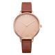 Marbled Unscaled Women Leather Watch 30m Waterproof 182mm Strap