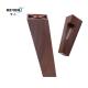 KR-P0296W2 Modern Design Plastic Sofa Feet Replacement PP Brown Color 150mm Height
