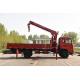 Howo Sino 6x4 Cargo Crane Truck / 10 Ton Telescopic Boom Truck