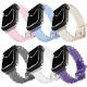 Popular Luxury Style for Apple Watch 45mm Clear Glitter Lace Diamond Replacement Band