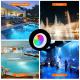 Waterproof Swimming Pool Light Wall Mounted Rgb AC12v Diameter 230mm Thickness ABS Material  42W