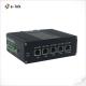 5 Fast Port Din Rail Mount Ethernet Switch Unmanaged , Industrial PoE Switch