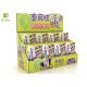 Yellow Small Cardboard Pallet Display Rack For Fruit Juice Spot Colour Printing