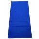 Wholesale high quality low MOQ blue hotel beach towels recycled beach towel thick with logo custom print for sports