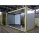 Yellow Flat Pack Modular Buildings Environmental Friendly With Single Side Aluminum Foil