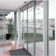 Slender fine-frame profiles Commercial Automatic sliding doors system 4800*4200mm