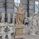 Gaius Octavian Augustus Statues Marble Sculpture Life Size Roman Emperor Stone Carving Outdoor Antique