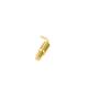 Brass Steel Right Angle Pogo Pin Single Tail Terminal Parts ISO Certified