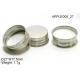 H17.5mm Aluminium Bottle Caps with Embossing Logo for Essential Oil Glass Tubes