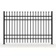 Metal wrought iron steel fence panels