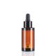 30ml Cosmetic Bottles Heavy Wall Amber Plastic Bottles With Dropper
