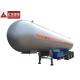 23 Ton LPG Transport Trailer Truck Mount Bobtail End Plate Low Inner Impact LPG Tank Semi-Trailer