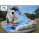 Custom Backyard Inflatable Water Slide For Kids / Adults  Double Sewing