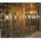 304 golden stainless steel decorative screens room dividers