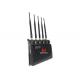 Black Color Five Band Blocker Cell Phone Signal Jammer with Adjustable RF Signal