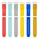 Multiple Colour 22mm Silicone Watch Strap With SS304 Buckle