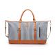 Ladies Weekend Waterproof Camping Bag Antiwear Canvas With PU Leather Strap
