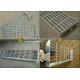 Removable Galvanized Steel Stairs , Non Slip Stainless Steel Stair Treads 