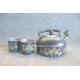 OEM Flower Painting Stainless Steel Tea Pot Buzzing Whistle Kettle
