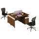modern 2 seater wood office clerk workstation computer table furniture
