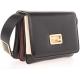 Fendi Id Flap Tricolor Black Leather Shoulder Bag 8BT328 Includes Dust Bag