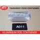 A011 Aluminum Foil Container Rectangle Shape Foil Container 22.5cm x 11cm x 6cm