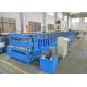 Wall Panel Roll Forming Machine , Tile Roof Making Machine Galvanized Metal Roofing Equipment