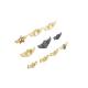 Zinc Alloy Aviation Air Force Pilot Badge Brooch with Gold Plating
