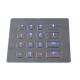 IP65 dynamic rated industrial backlight  vending machine keypad vandal proof