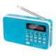 Customized Portable Radio Player , 3.7V 400mAh Battery Powered AM FM Radio