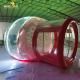 PVC Inflatable Bubble House Dome Tent With Red Tunnel Customized Design