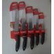 5PCS Kitchen Knives With PP Handle  PVC Card Packing For Promotion Product