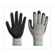 General Maintenance ANSI A4 Cut Resistant Safety Gloves With Sandy Nitrile Coating