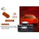 ISO MSDS Car Paint Top Coat Odorless Red Orange Color Eco Friendly