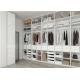 Bedroom Cabinet Walk In Closet Wardrobe MDF White Design Blum / Dtc Hardware