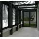 Outdoor Aluminium Vertical Louvers Shutters Frame Exterior Ventilation Grilles