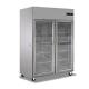 SINUOLAN Fan Cooling Frost Free Commercial Refrigerator Industrial Stainless Steel Kitchen Freezer Hotel Refrigerator