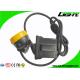 IP68 Led Mining Light 10000lux Low Power Warning Function With Silicon Button Cap