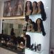 10mm Tempered Glass Wig Display Case OEM With Store Interior Design