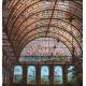 CE Interior Ceiling Stained Glass Skylight Digital Printed Antique Cathedral Glass