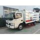 DFAC Truck Mounted Vacuum Street Sweeper With Cleaning Brushes 4000L Refuse