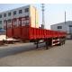 60 Tons Heavy Duty Side Wall Semi Trailer Thickness 2mm Height 600mm