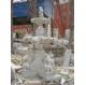 Garden Odm Stone Water Fountain Outdoor With Crane And Columns