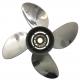 X19 Stainless Steel Outboard Motor Propellers , 110hp Outboard Propeller