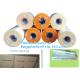 Crepe paper tape masking film, Pre-folded Plastic Film Reel, Pre-taped Plastic bulk roll, hot sale car paint window pr