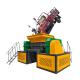 Safety Industrial Waste Shredder Machine For Glass Wood Paper Plastic Iron Aluminium