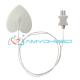 ICU Monitoring Esophageal Rectal Temperature Probe Disposable White PVC Cable